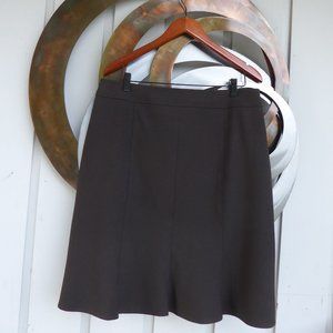 Brown Gored Skirt, Size 14